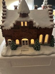 Norman Rockwell Hawthorne Village Christmas Town Hall