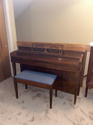 HENRY F MILLER 100th Anniversary Upright Piano And Bench