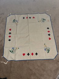 Lot Of Vintage Tablecloths Hen Apple Poker As Is
