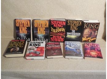 Lot Of 10 Steven King Books - Mostly Hard Cover