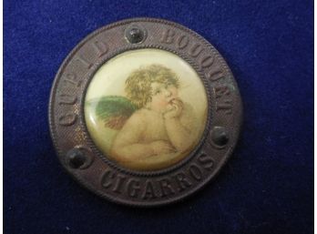 Cupid Bouquet Cigaros Button / Medallion