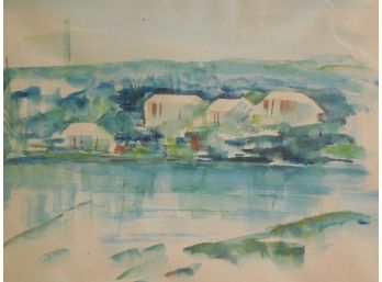 Alfred Birdsey (1912 - 1996) Original Bermuda Watercolor Painting - Unsigned