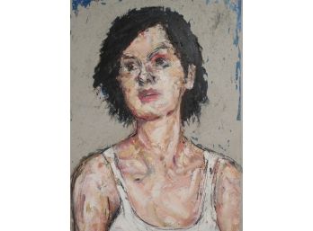20th/ 21st Century Original Painting Of A Woman -18 X 24