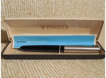 Vintage Parker Fountain Pen In Original Box