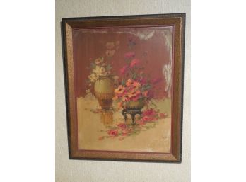 Early 20th Century Original Oil Painting -  Floral Still Life - By Francis William Vreeland (1879 - 1954)