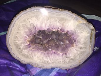 Large Heavy Natural Amethyst Geode Cluster