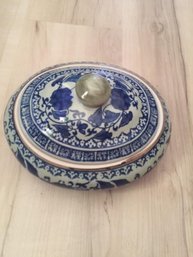 Vintage Chinese Covered Lidded Dish