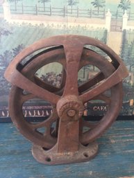 Antique Cast Iron Rope Pulley