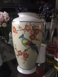Vintage Tashiro Shoten Japanese Vase W/Bird