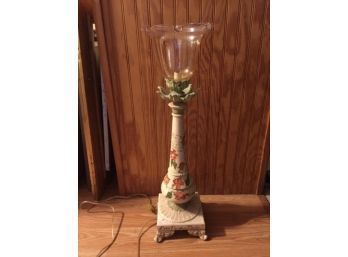 Vintage Torchiere Lamp 27' Shabby Chic