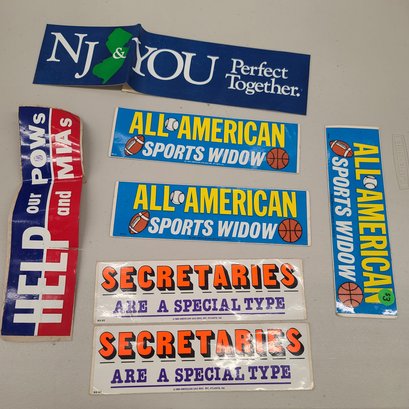 Vintage Bumper Stickers 1980s