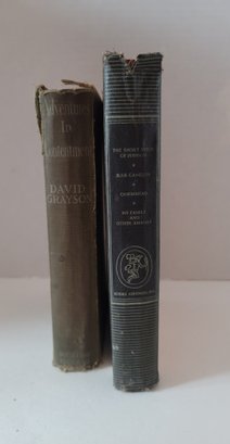 Antique And Vintage Book Lot Including Adventures In Contentment