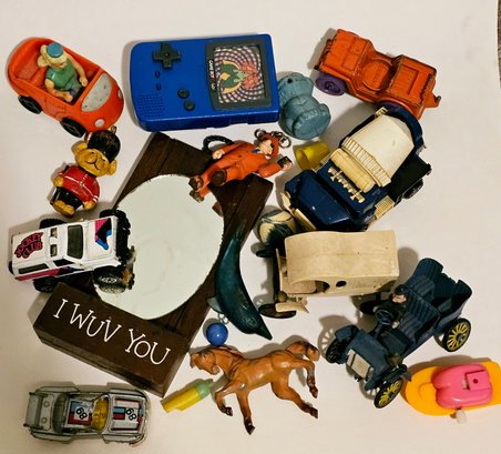 Vintage Toys Including Pokmon And Cars