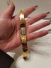 Like New! Bulova 98T89 Women's Gold Tone Swarovski Crystal Watch New Battery