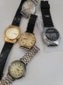 Vintage And Newer Men's Watch Lot Incl. Timex Untested