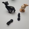 THE MINI PANTHERS Midcentury Terra Cotta And Ceramic Deer And Panthers