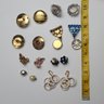 GLAM AS CAN BE Vintage Clip On Earrings Incl Aurora Borealis