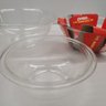 Vintage NOS Pyrex Nesting Clear Mixing Bowls