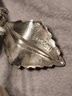 Vintage Signed Giovanni Silver Tone Rose Brooch