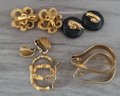 Vintage Signed Crown Trifari Clip-on Earring Lot
