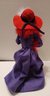 2004 Byers Choice Victorian Caroler Red Hat Society Lady