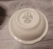 Vintage 1956 Jackson China Restaurant Ice Cream Bowls Union Label Great Condition One Hairline Crack
