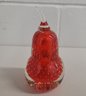 Vintage Viking Art Glass Pear Paperweight Excellent Condition