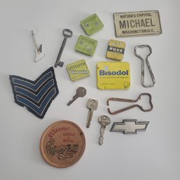 Vintage And Antique Keys, Fuses, And More Goody Bag