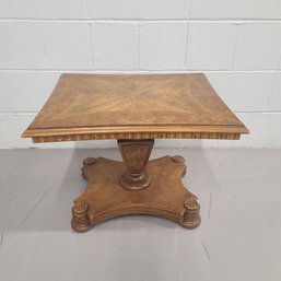 Gorgeous Vintage Wood Heritage Side Table