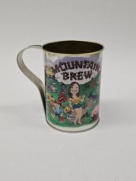 SO KITSCHY Vintage Mountain Coffee Redneck Aluminum Cup