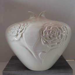 Vintage 80s Haeger Art Nouveau Style Floral Vase Excellent Condition