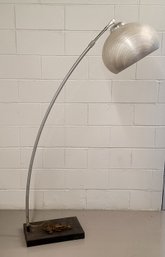 I LOVE THIS LAMP Vintage Silver Orb On Black Base