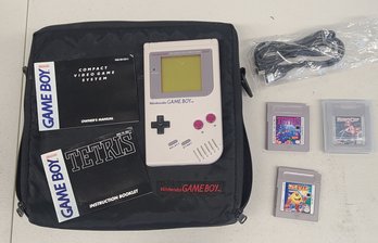 Original Nintendo Gameboy With Games And Accessories OH YES SHE WORKS