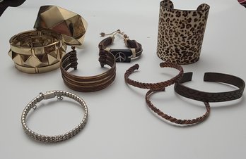 Assorted Costume Bracelets Copper And More