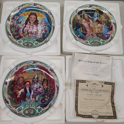 Vintage The Wizard Of Oz Bradex Musical Moments Plates