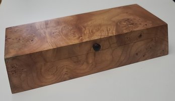 Handcrafted Michael Elkin Studio Burlwood Box