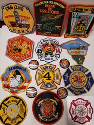 FDNY And PA Fire Department Patches And A Few Stickers Look At Chinatown!