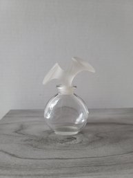 Vintage Karl Lagerfeld Chloe Crystal Calla Lily Parfume Bottle (empty) Made In France