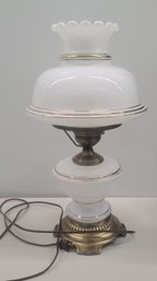 Vintage Hurricane Style Lamp Works