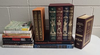 Book Collection Including Shakespeare, Folio Society, And More