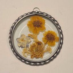 Vintage Pressed Flower Wall Art
