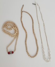 These Vintage Pearls Need Some Love BUT THAT STERLING GEMSTONE CLASP