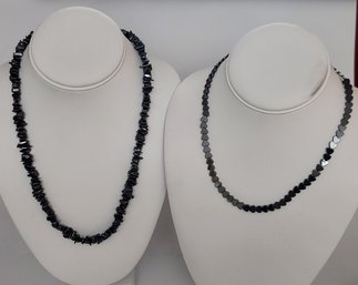 Vintage Hematite Necklaces THE LITTLE HEARTS
