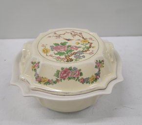 Gorgeous Vintage 40s Forman Bros. Hall Covered Casserole Dish Excellent Condition