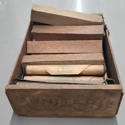 Crate Of Antique Piano Player Rolls