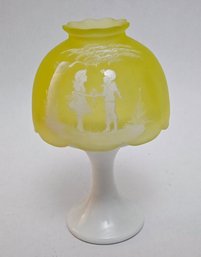 Vintage Westmoreland Fairy Glass Lamp