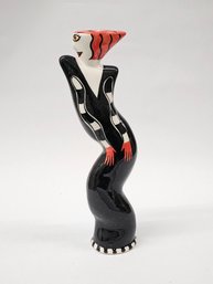 Signed Modernist Cubism Female Vase SHE'S A BEAUT