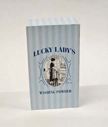 Cute Retro Lucky Lady's Washing Powder Decor Box