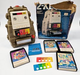 1978 Mego 2-XL Robot Game Machine And Cartridges
