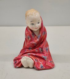 Vintage Royal Daulton The Little Pig Porcelain Figurine